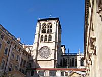 Lyon, Cathedrale Saint Jean, Clocher (7)
